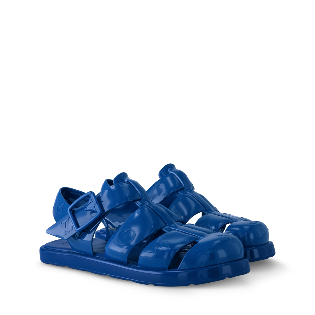 dp15 Louis Vuitton ネイビー レザー 靴 サイズ10.5 LV Venice Sandal - Men - Shoes | LOUIS VUITTON ®